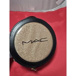 💥 MAC Cosmetics Round Shimmer Eyeshadow Travel Case 2025 Holiday Bag NWT